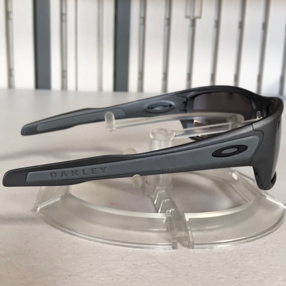 NEW Custom Oakley Turbine OO9263 Steel Grey / Grey - Picture 4 of 8